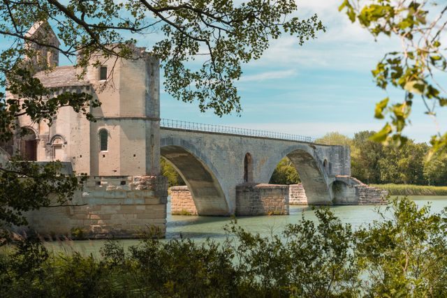 Vue pont d'Avignon